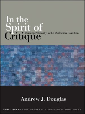 cover image of In the Spirit of Critique